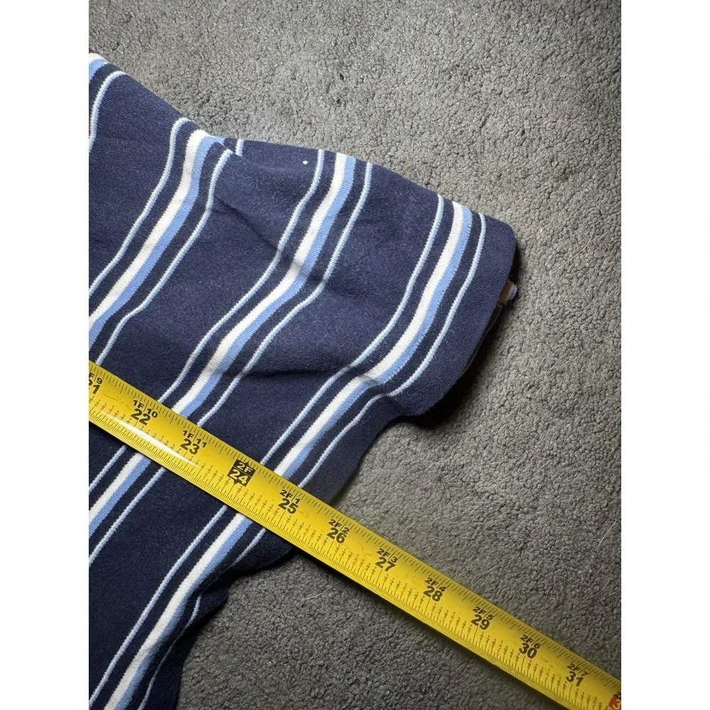 Polo Golf Ralph Lauren Striped Polo Shirt Mens Large Blue Golf Preppy